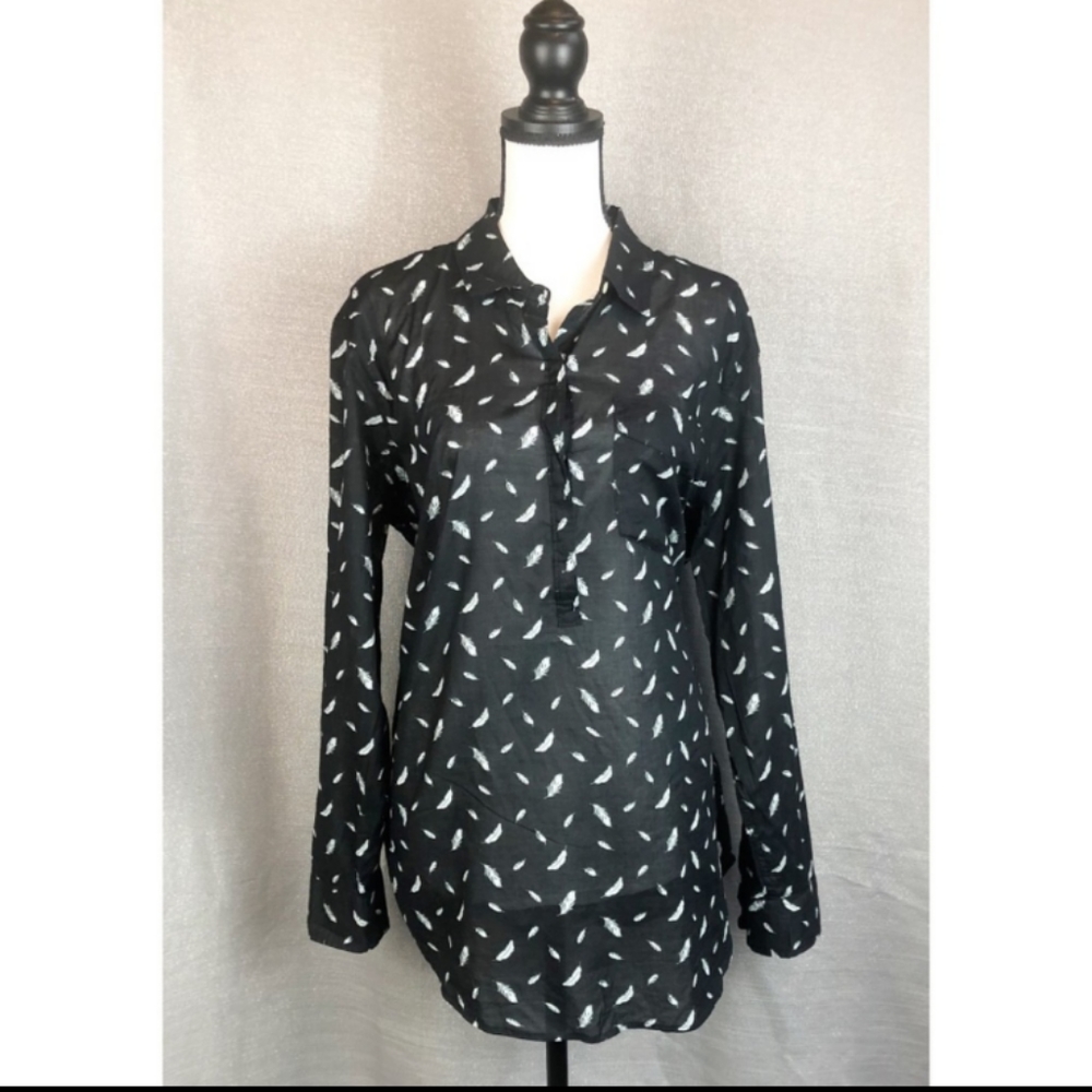 Gap Boyfriend Fit Popover Shirt XL